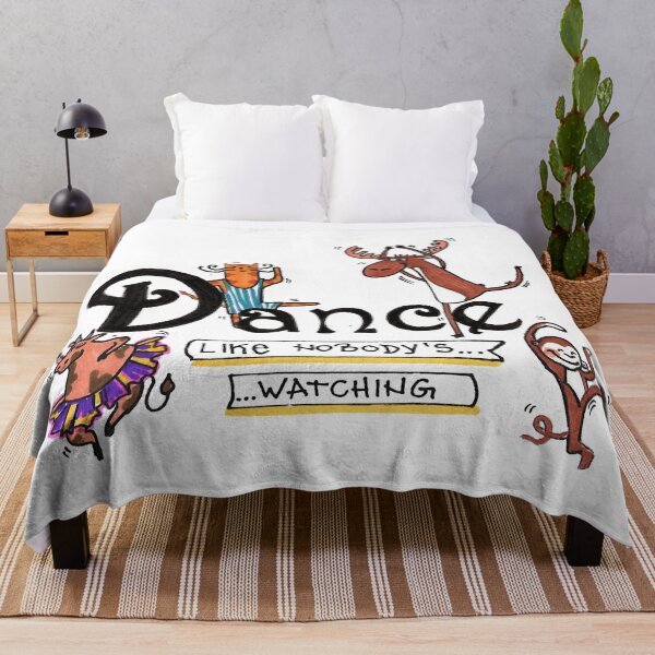Item preview, Dance Like Nobodys Wacthing Cute Danicng Animals designed and sold by HighArtDesigns.