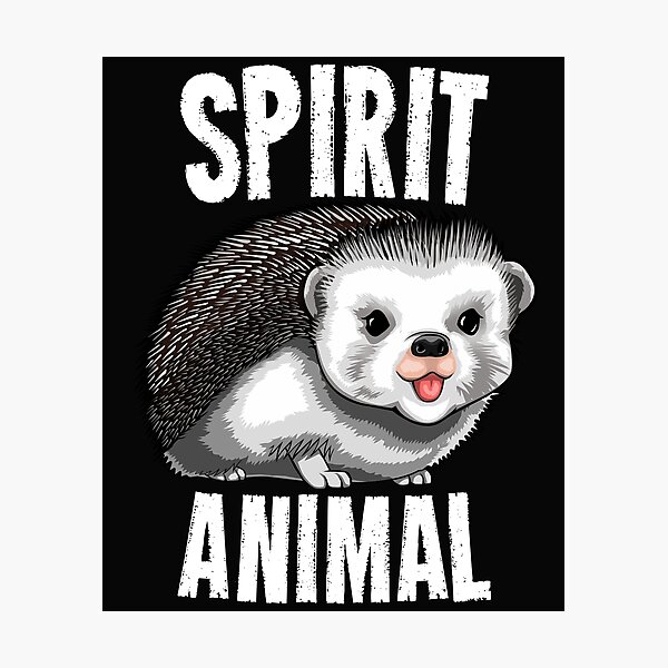 Item preview, Spirit Animal Hedgehog Funny Hedgehog Humor designed and sold by Bendthetrend.
