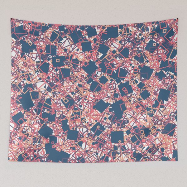 Item preview, Abstract Generative Art color distributed squares polygons background illustration designed and sold by IuriiVlasenko.