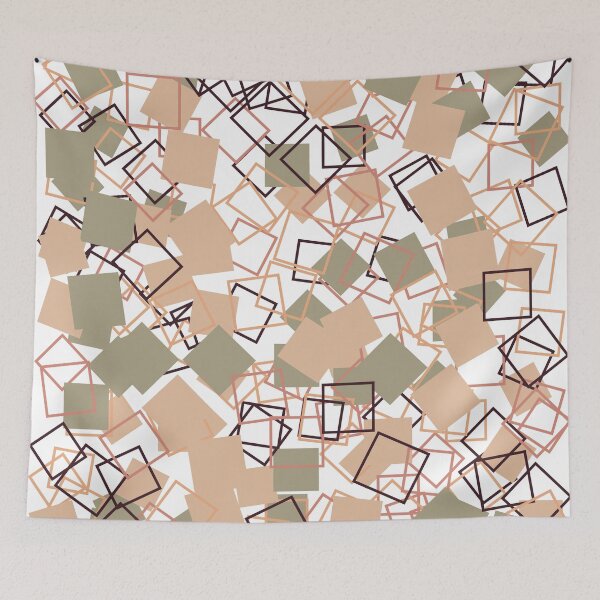 Item preview, Abstract Generative Art color distributed squares polygons background illustration designed and sold by IuriiVlasenko.