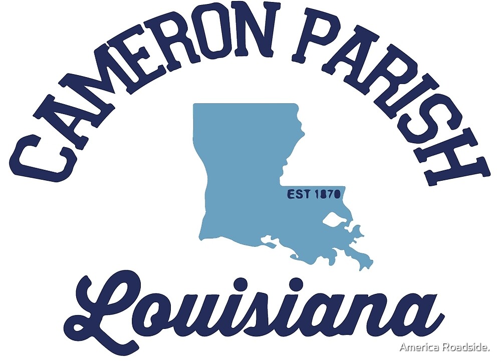 "Cameron Parish Louisiana." by America Roadside. Redbubble