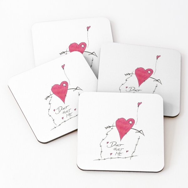Item preview, Dont Hurt Me Cute Love Heart Design Art designed and sold by HighArtDesigns.