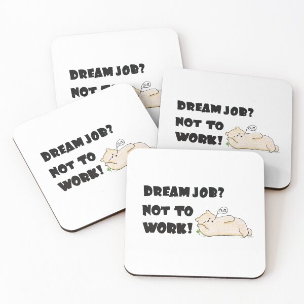 Item preview, Dream Job Not To Work Funny Boss Gift designed and sold by HighArtDesigns.