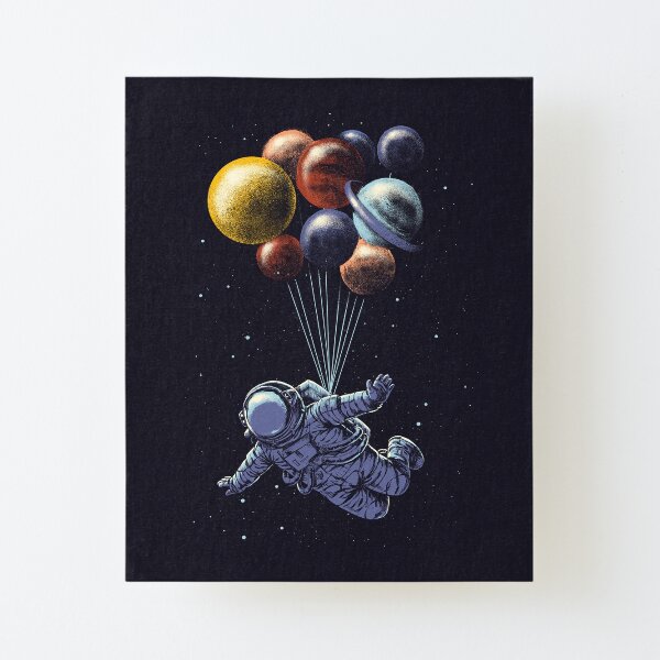 Space Travel Canvas Mounted Print