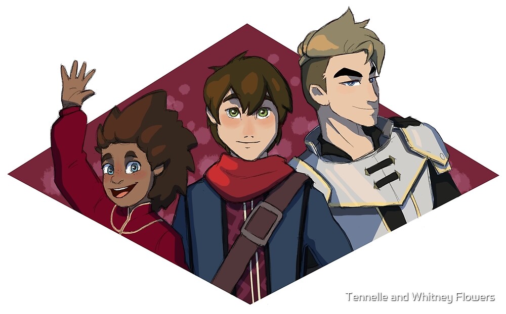 "Ezran, Callum, and Soren" by Tennelle and Shawn Flowers Redbubble