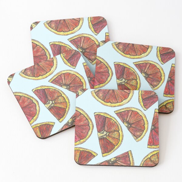 Item preview, Blood orange slices designed and sold by SerenSketches.