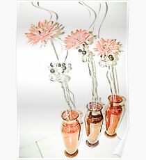 shabby flowers Poster