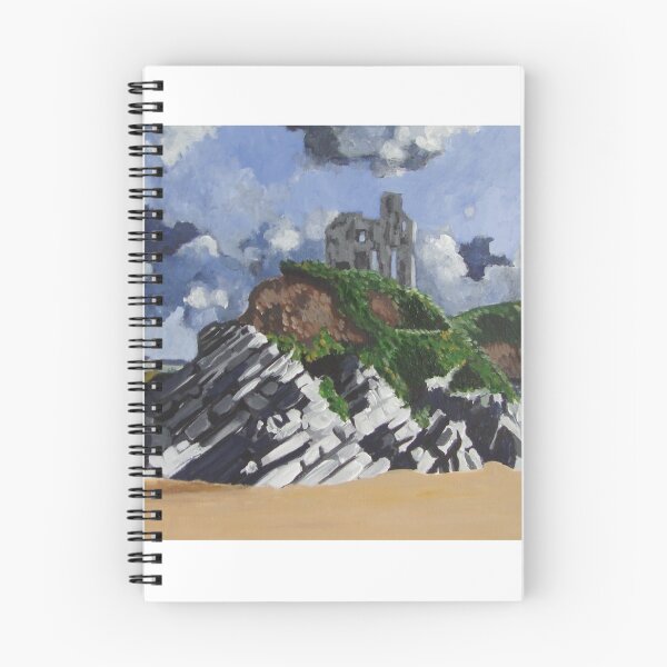 Item preview, Ballybunion Castle, Co. Kerry, Ireland. Acrylic  on 45.7 x 61cm canvas.                             designed and sold by crowleyronan123.