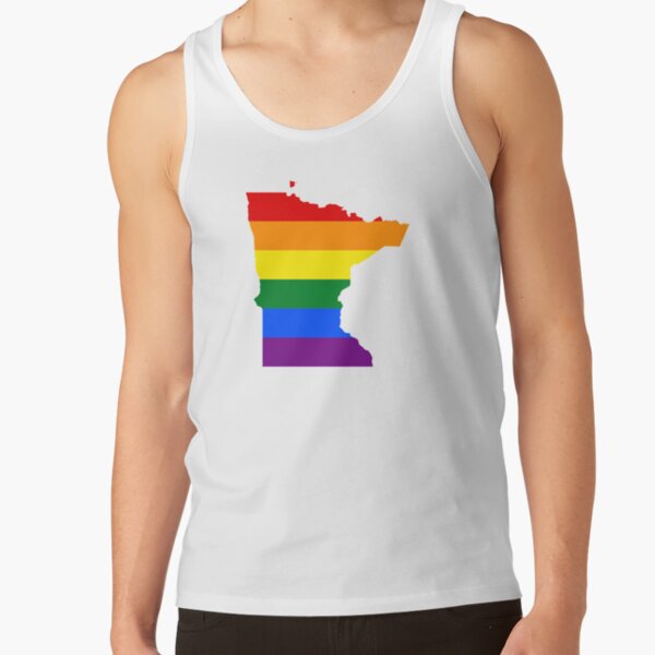 Hawaii LGBT Gay Pride Rainbow White Adult Tank Top Hawaii LGBT Gay Pride Rainbow White Adult Tank Top