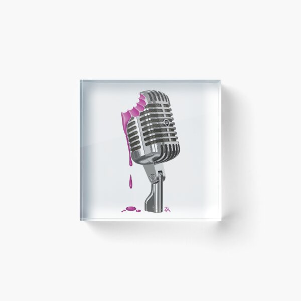 Item preview, Bite the Microphone Pink designed and sold by zomboy.