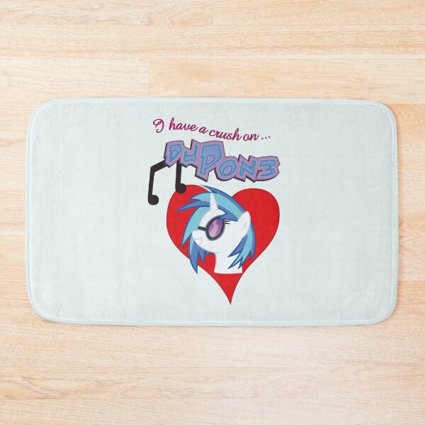 Item preview, I have a crush on... DJ Pon3 - with text designed and sold by Stinkehund.
