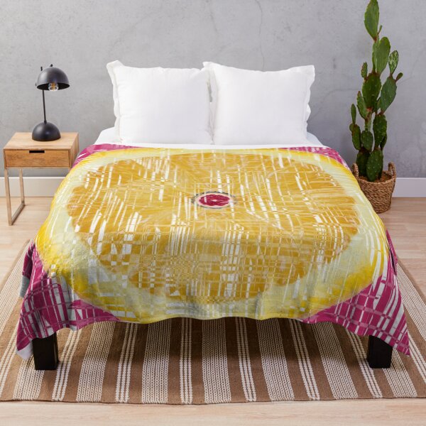 Item preview, Lemon zest fruit trending design, pink background designed and sold by Happyoninside.
