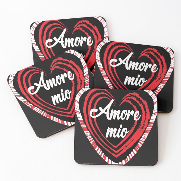 Item preview, Amore Mio Italian Phrase of Love Novelty Gifts. Heart Beating designed and sold by TIXLIFE.