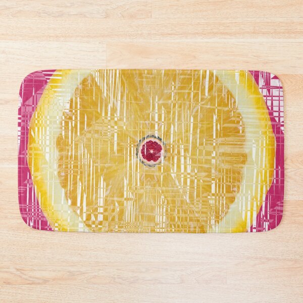 Item preview, Lemon zest fruit trending design, pink background designed and sold by Happyoninside.