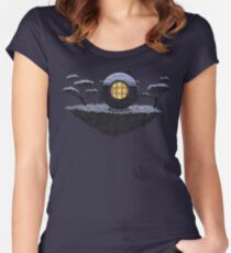 Floating Diver Home Sweet Home Women's Fitted Scoop T-Shirt