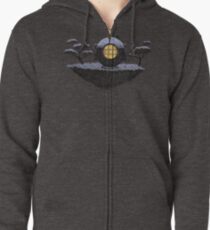 Floating Diver Home Sweet Home Zipped Hoodie