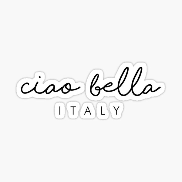Item preview, Ciao Bella Italy Minimalist design  designed and sold by Tropical Blood.