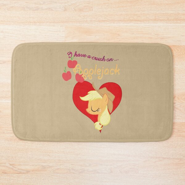 Artikelvorschau, Das Bild wird wahrscheinlich nicht auf allen Hintergrundfarben funktionieren.
Ohne Text: http://www.redbubble.com/people/stinkehund/t-shirts/7378690-i-have-a-crush-on-applejack entworfen und verkauft von Stinkehund.