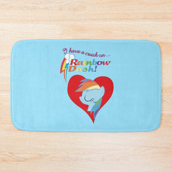 Item preview, I have a crush on... Rainbow Dash - with text designed and sold by Stinkehund.