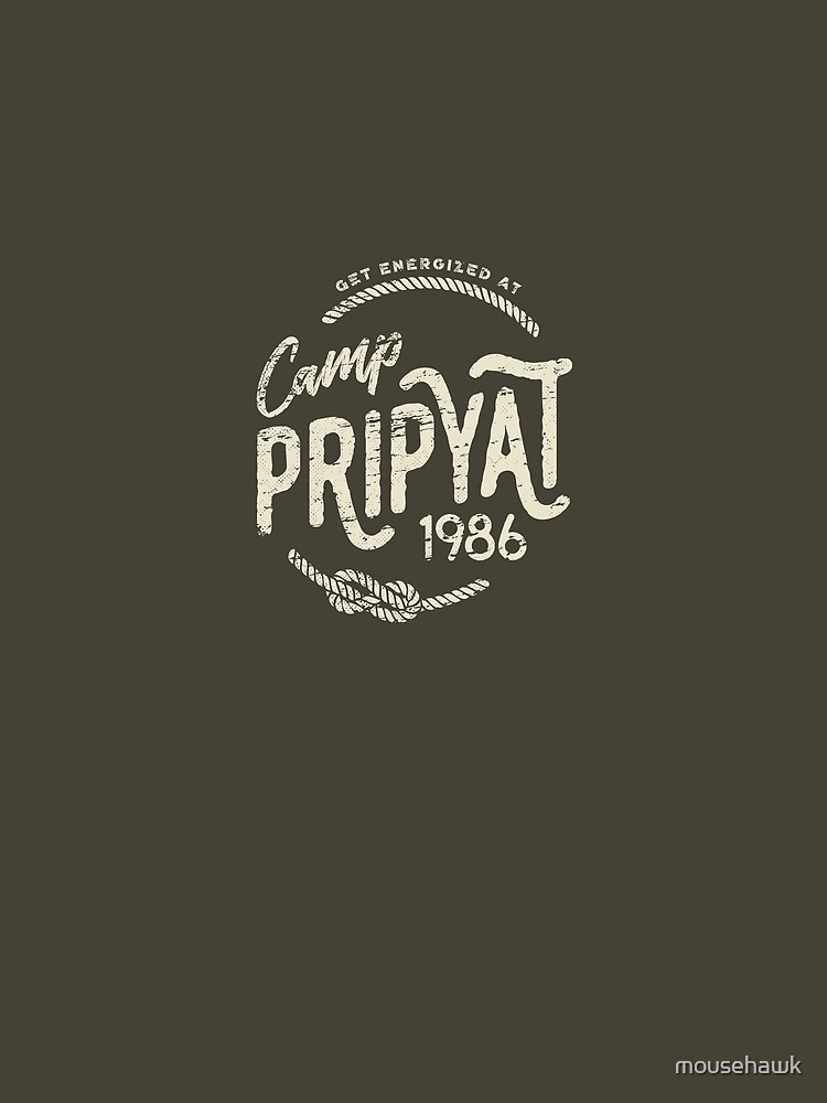 Thumbnail 5 of 5, Graphic T-Shirt, Camp Pripyat (Tan) designed and sold by mousehawk.