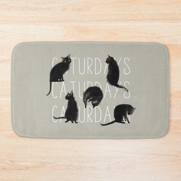 Item preview, Caturdays - Black Cat designed and sold by SamNagelArt.