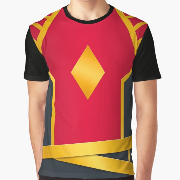 Red Omega Ranger Graphic T-Shirt