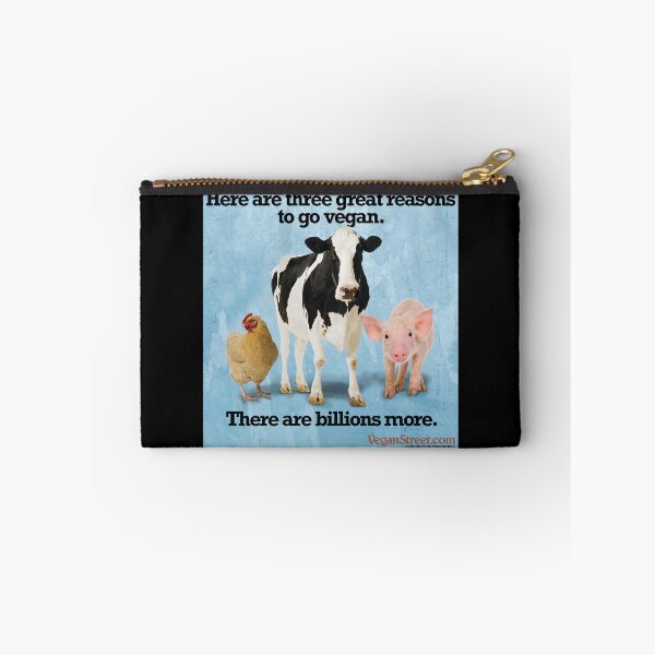 Item preview, Here Are Three Great Reasons to Go Vegan designed and sold by VeganStreet.
