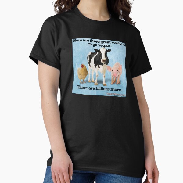 Item preview, Here Are Three Great Reasons to Go Vegan designed and sold by VeganStreet.