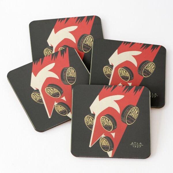 Item preview, Ebano Leather Cream Art Deco Advertisement Vintage Italy Advertising designed and sold by retroposters.