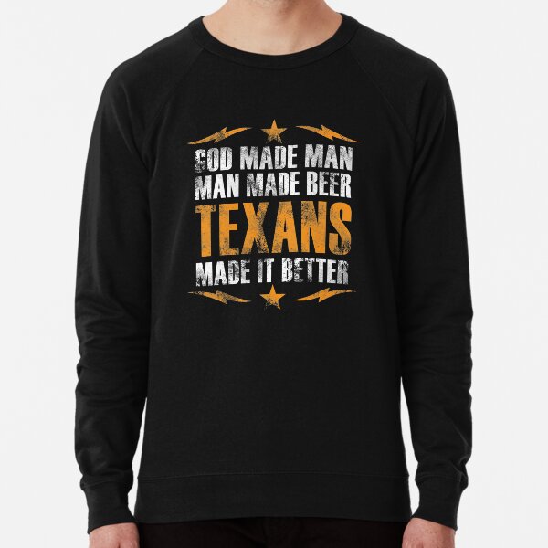 Texas Beer T-shirt Lightweight Sweatshirt