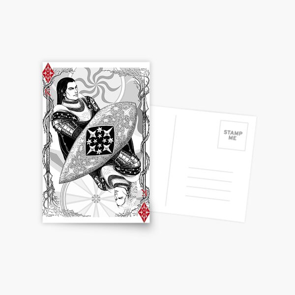 King of Diamonds Postcard