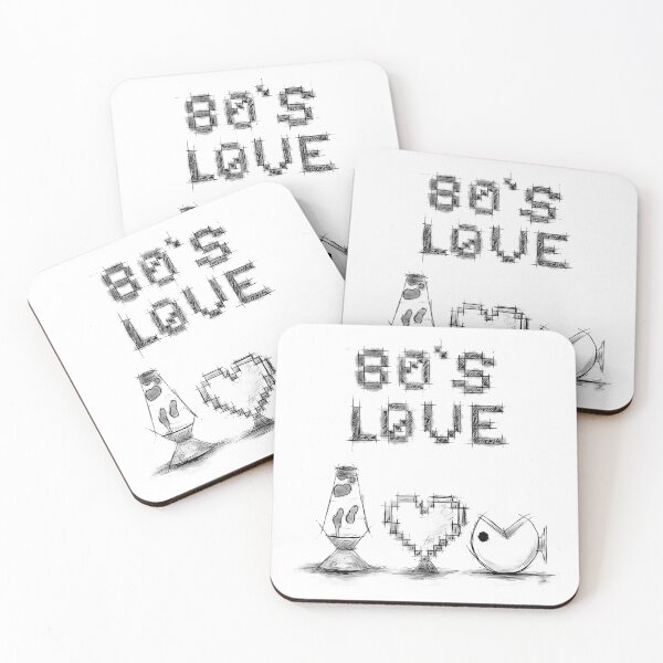 Item preview, 80’s Pixel Love designed and sold by SketchingSofia.