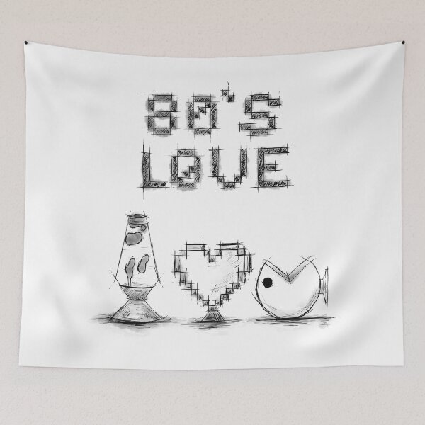 Aperçu de l'œuvre 80 Pixel Love créée et vendue par SketchingSofia.
