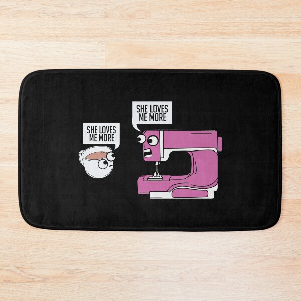 Item preview, Sewing And Coffee She Loves Me More designed and sold by Betsytiptoe.
