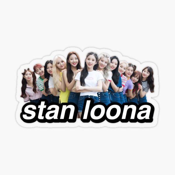 Loona Kpop Transparent Stickers Redbubble - loona hi high roblox id