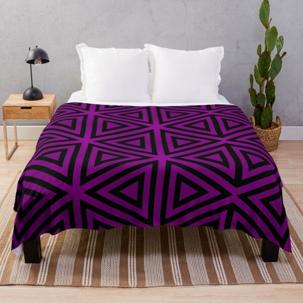 Item preview, Black Triangles on a Purple Field designed and sold by Lyle Hatch.