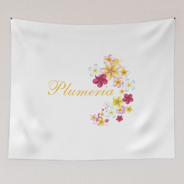 Item preview, Plumeria Tropical Exotic Plant Flower Blossoms designed and sold by katastrophal.