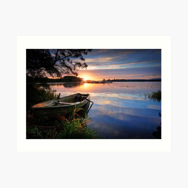 Sunrise, Lake of Menteith, Trossachs Art Print