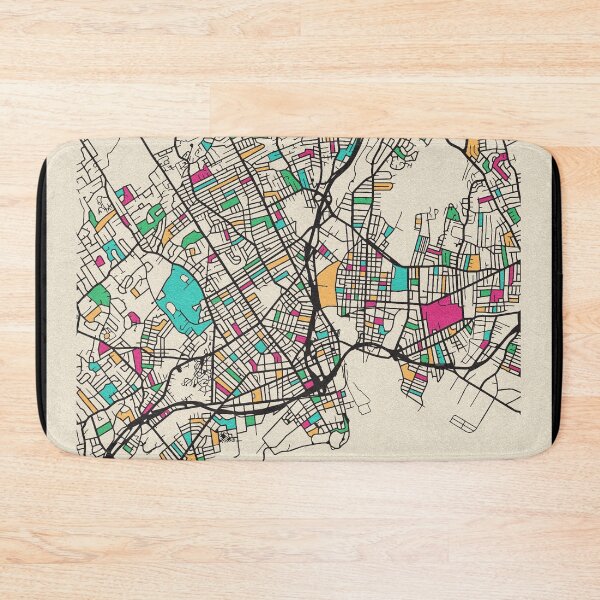 Item preview, Bridgeport, Connecticut Street Map designed and sold by A Deniz Akerman.