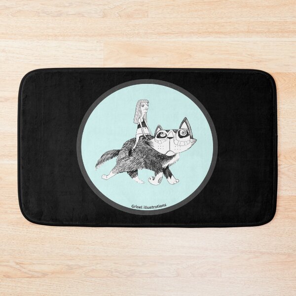 Item preview, Cat Rider designed and sold by Grisel Illustrations.