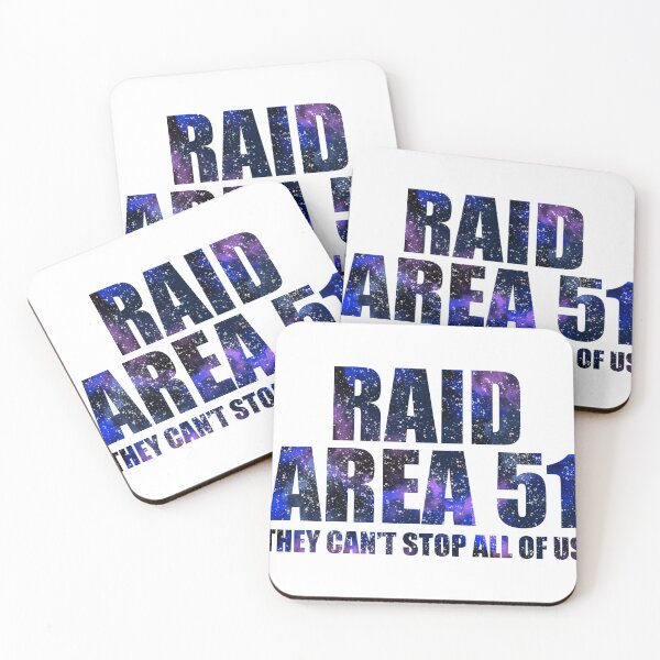 Item preview, Raid Area 51, They Can't Stop All of Us Galaxy Rebel Print designed and sold by juliascafidi.