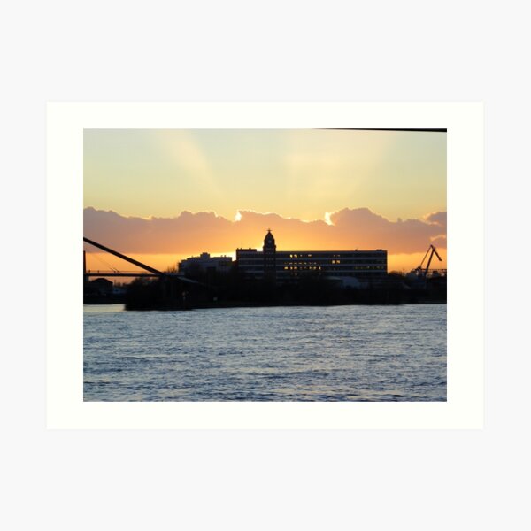 Henry Heine Allee, Dusseldorf Art Print