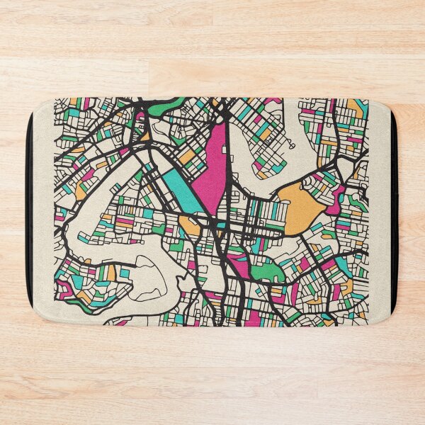 Item preview, Brisbane, Queensland Street Map designed and sold by A Deniz Akerman.