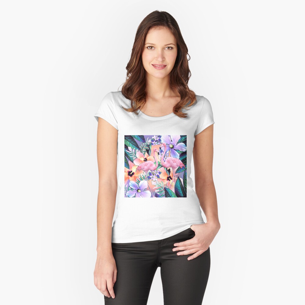 Item preview, Fitted Scoop T-Shirt designed and sold by ninabmay.