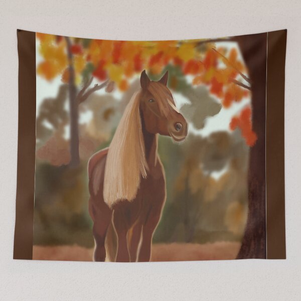 Item preview, Blond horse in automne designed and sold by MelanieNad.