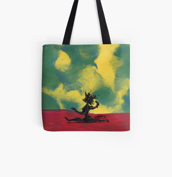 Dance Art Dancer Allover-Print Tote Bag
