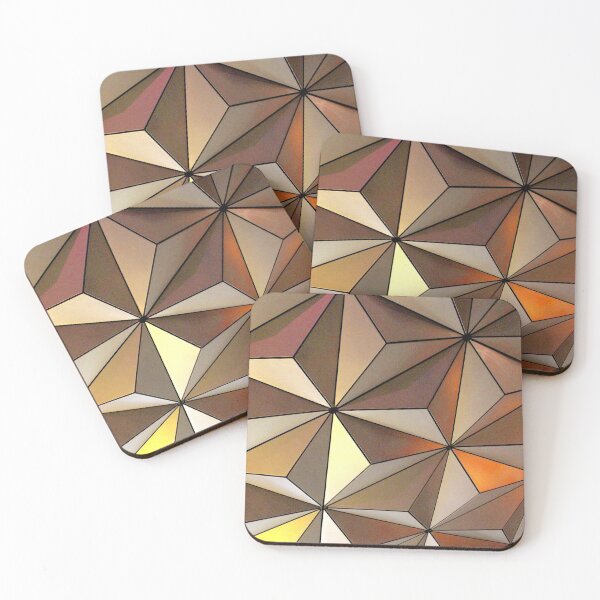 Spaceship Earth Coasters (Set of 4)