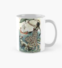THE BLACK-BROWED MAID STOOD UPON THE BANK AS THE RED SHIP SAILED AWAY FROM NOVGOROD from the story VASILY THE TURBULENT in The Russian Story Book Classic Mug