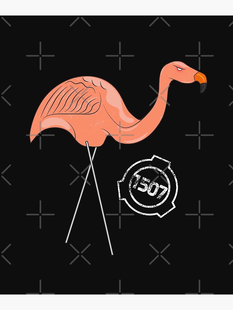 Scp 1507 Pink Flamingos Scp Foundation Greeting Card By