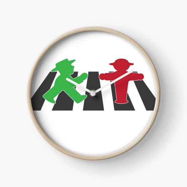 ampelmannchen sur passage pour piétons Horloge
